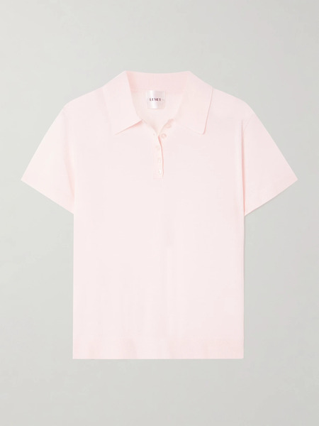  Leset Leset - James Merino Wool Polo Shirt - Blush 