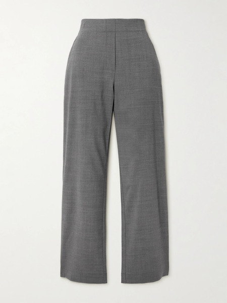  Leset Leset - Jane Stretch-wool Straight-leg Pants - Gray 