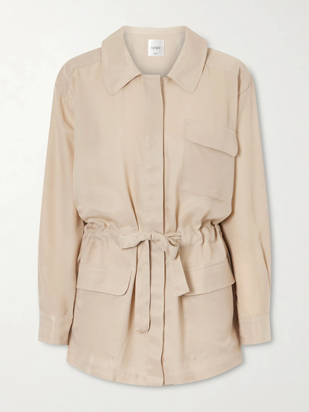  Leset Leset - Kim Drawstring Tencel™ Jacket - Beige 