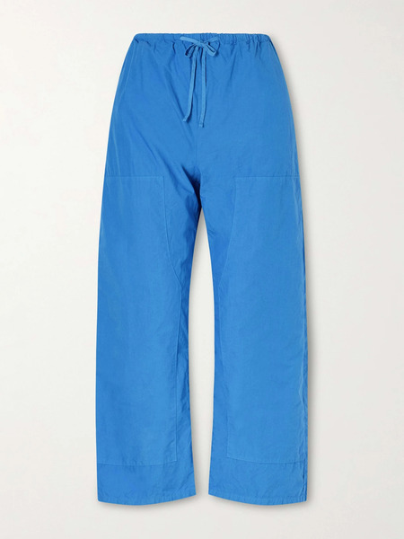  Leset Leset - Kyoto Cotton Wide-leg Pants - Blue 