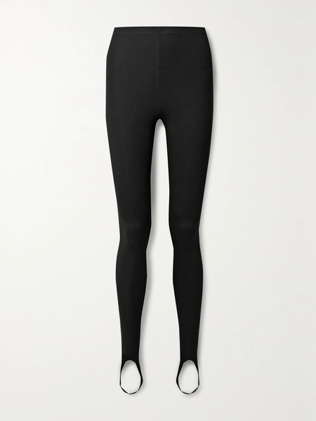  Leset Leset - Rio Stretch-ponte Stirrup Leggings - Black 