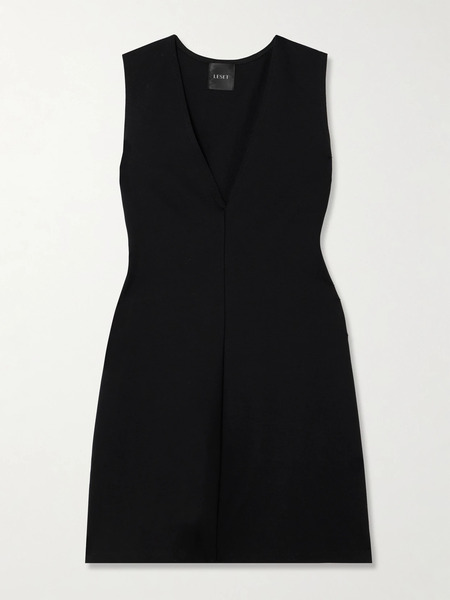  Leset Leset - Rio Stretch-ponte Tunic - Black 