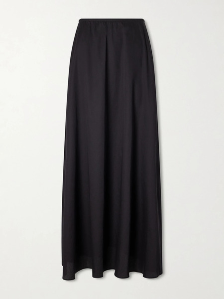  Leset Leset - Yoko Cotton Maxi Skirt - Black 