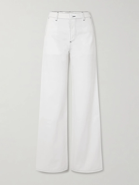  Liberowe Liberowe - Alba High-rise Wide-leg Jeans - White 