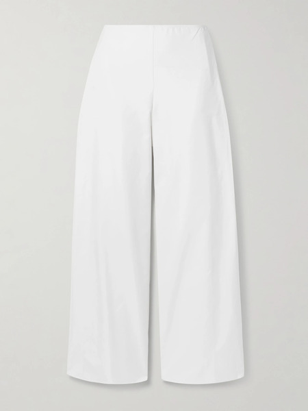  Liberowe Liberowe - Cotton-sateen Wide-leg Pants - White 