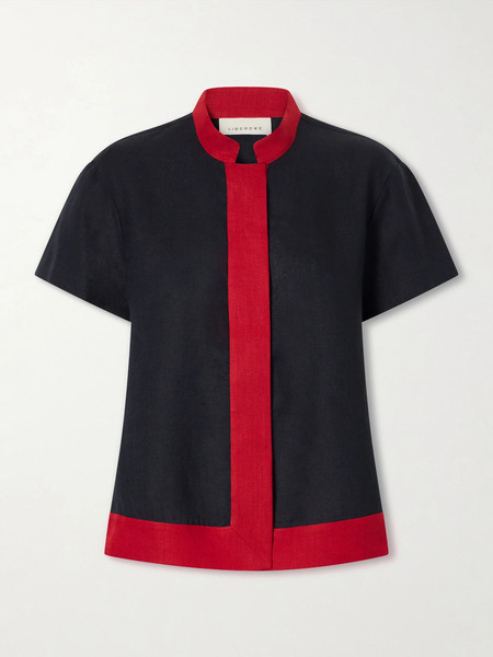  Liberowe Liberowe - Hana Linen Shirt - Black 