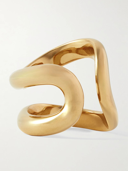  Lié Studio Lié Studio - The Alma Gold-tone Ring - 48 