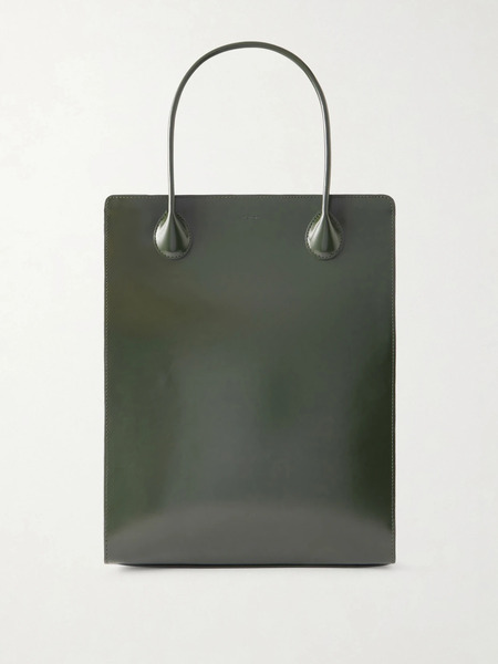  Lié Studio Lié Studio - The Jane Patent-leather Tote - Dark Green 