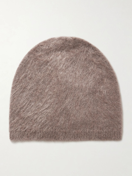  Lisa Yang Lisa Yang - Brushed-cashmere Beanie - Beige 