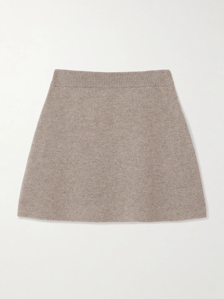  Lisa Yang Lisa Yang - Clare Cashmere Mini Skirt - Brown 