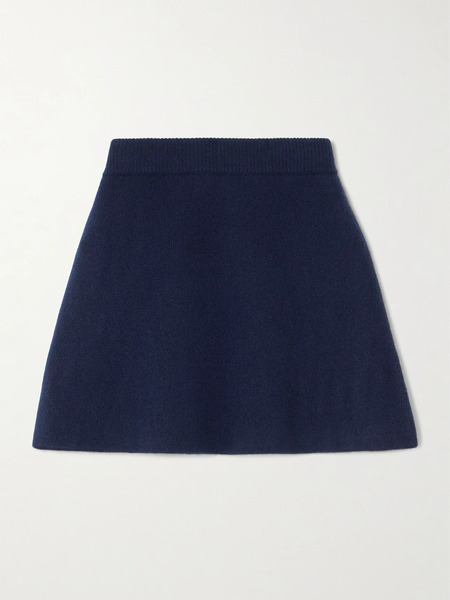  Lisa Yang Lisa Yang - Clare Cashmere Mini Skirt - Navy 