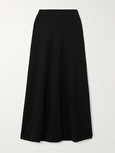 Lisa Yang Lisa Yang - Dolly Cashmere Midi Skirt - Black 