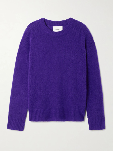  Lisa Yang Lisa Yang - Lova Cashmere And Silk-blend Sweater - Purple 