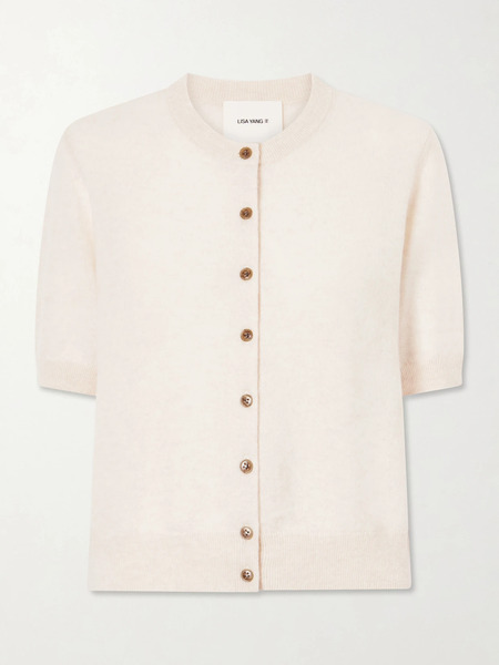  Lisa Yang Lisa Yang - Marene Cashmere Knit Cardigan - Cream 