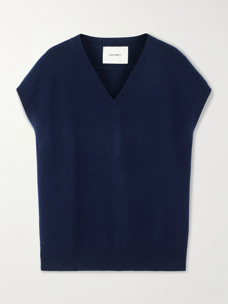  Lisa Yang Lisa Yang - Navarra Cashmere Vest - Navy 