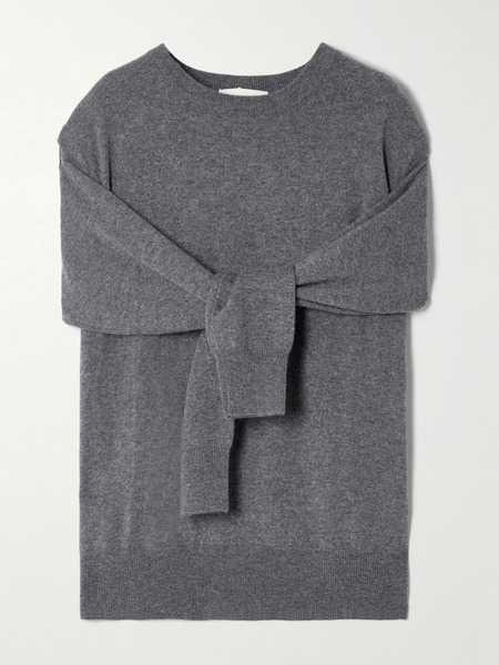  Lisa Yang Lisa Yang - Othelia Convertible Cutout Cashmere Sweater - Gray 