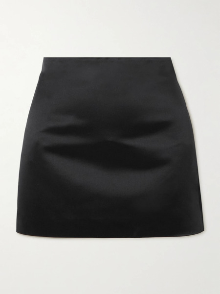  Lisa Yang Lisa Yang - Silk-satin Mini Skirt - Black 