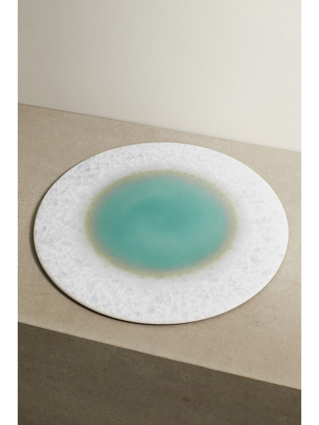  L'objet L'objet - Terra 37cm Porcelain Charger Plate - Blue 
