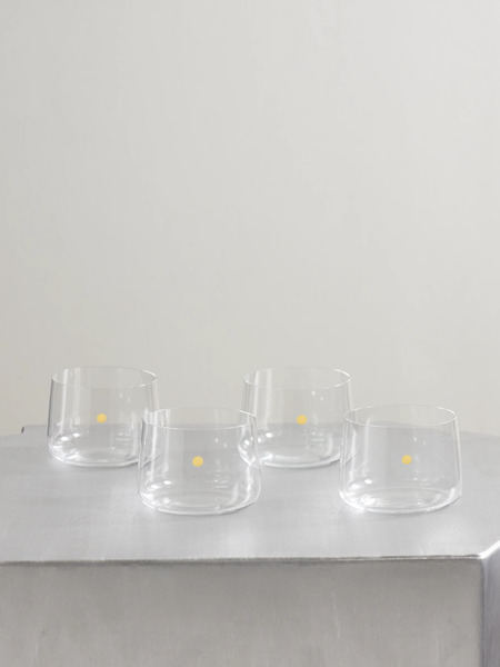  Lobmeyr Lobmeyr - Set Of Four Crystal Glass Tumblers - Clear 