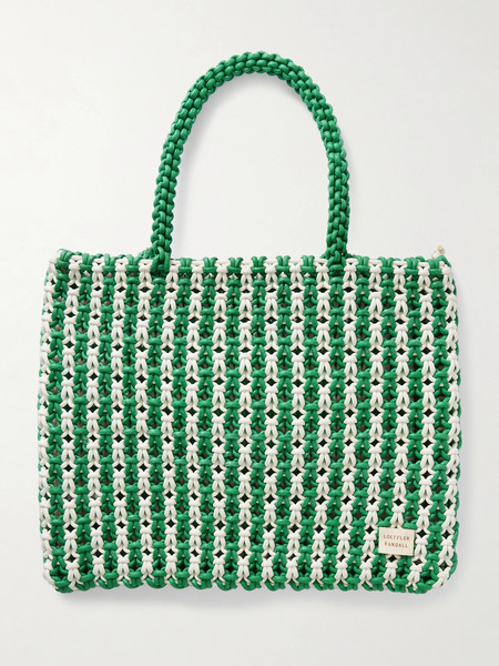  Loeffler Randall Loeffler Randall - Celia Woven Cord Tote - Green 