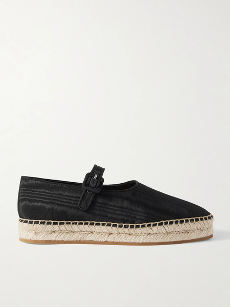  Loeffler Randall Loeffler Randall - Clover Moire Mary Jane Espadrilles - Black 