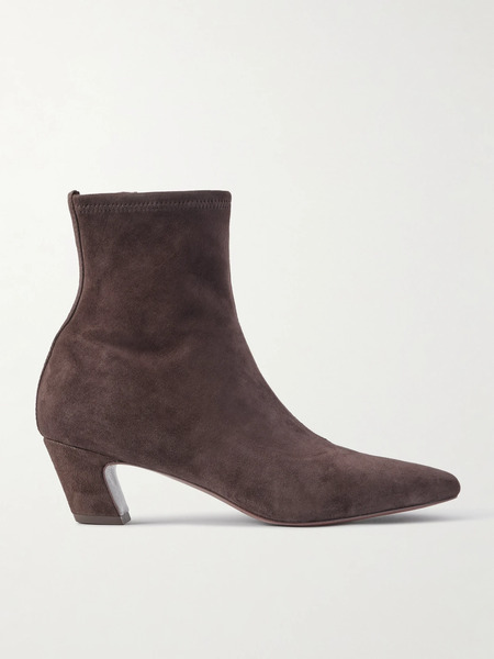  Loeffler Randall Loeffler Randall - Doria Suede Ankle Boots - Dark Brown 