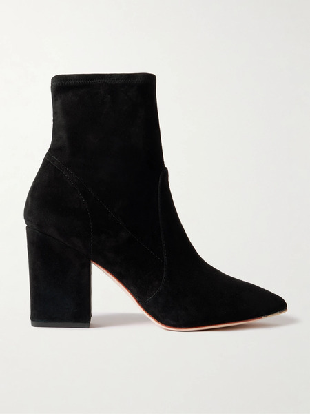  Loeffler Randall Loeffler Randall - Isla Suede Ankle Boots - Black 