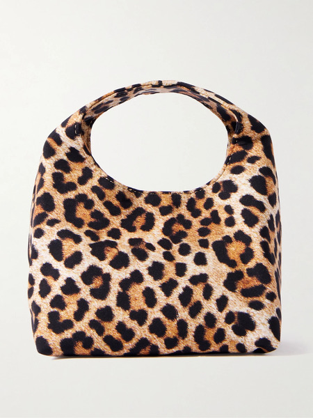  Loeffler Randall Loeffler Randall - Kenzie Leopard-print Jersey Clutch - Leopard Print 