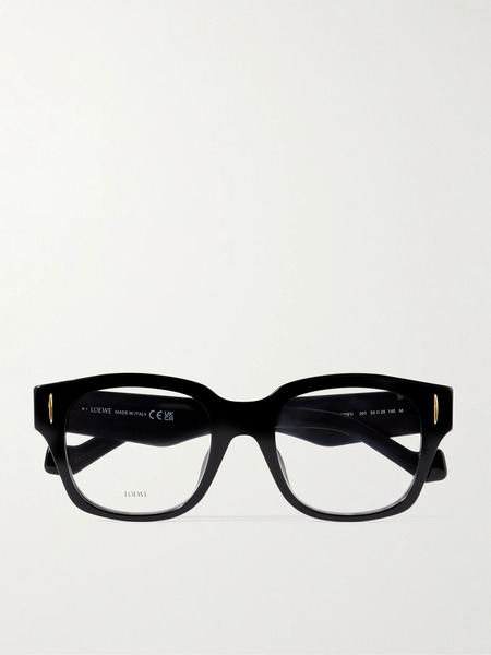  Loewe Loewe - Anagram Square-frame Acetate Optical Glasses - Black 