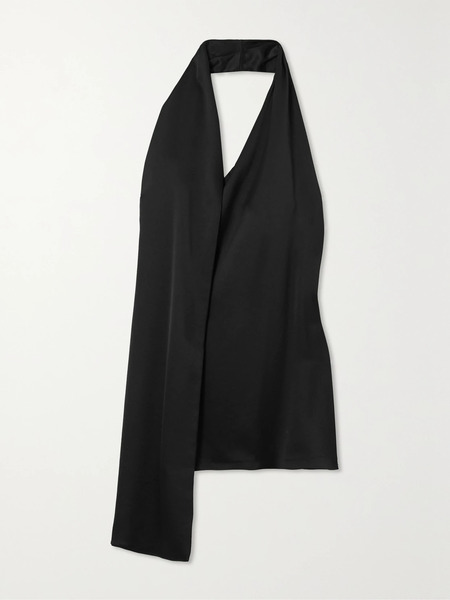  Loewe Loewe - Draped Jersey Halterneck Top - Black 