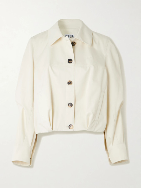  Loewe Loewe - Embroidered Cotton And Silk-blend Jacket - Ivory 