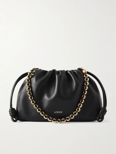  Loewe Loewe - Flamenco Leather Clutch - Black 