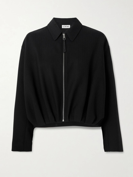  Loewe Loewe - Herringbone Wool Jacket - Black 