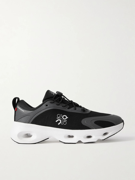  Loewe Loewe - + On Cloud Rubber-trimmed Recycled-mesh Sneakers - Black 