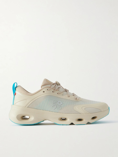  Loewe Loewe - + On Cloud Rubber-trimmed Recycled-mesh Sneakers - Sand 