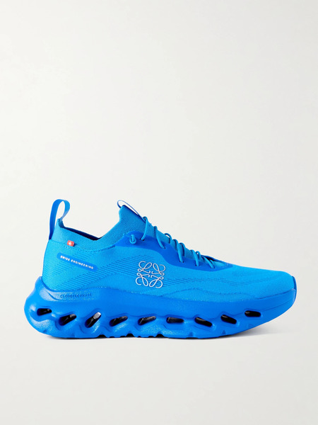  Loewe Loewe - + On Cloudtilt Stretch Recycled-knit Sneakers - Bright Blue 