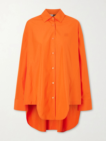  Loewe Loewe - + Paula's Ibiza Anagram Embroidered Cotton Shirt - Orange 