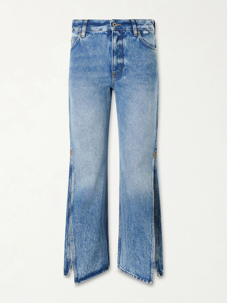  Loewe Loewe - + Paula's Ibiza High-rise Flared Jeans - Mid Denim 