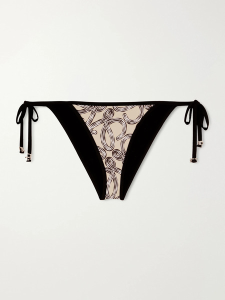  Loewe Loewe - + Paula's Ibiza Printed Bikini Briefs - Beige 