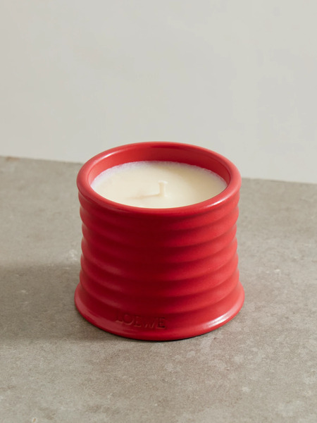  Loewe Perfumes Loewe Perfumes - Tomato Leaves Small Scented Candle, 170g - Red 