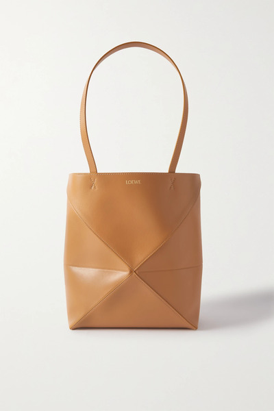  Loewe Loewe - Puzzle Fold Convertible Medium Leather Tote - Tan 