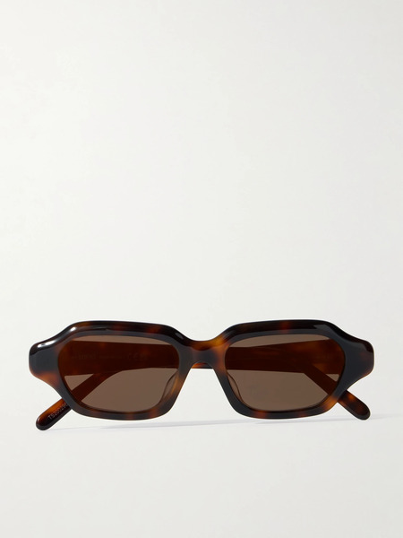 Loewe Loewe - Rectangular-frame Tortoiseshell Acetate Sunglasses - One Size 
