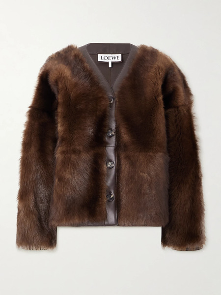 Loewe Loewe - Shearling Jacket - Brown 