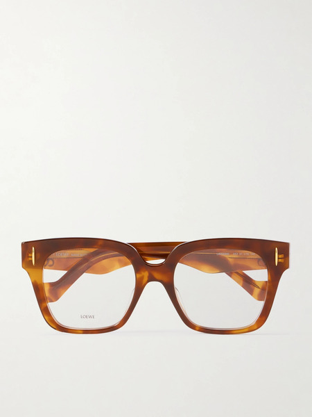  Loewe Loewe - Square-frame Tortoiseshell Acetate Optical Glasses - One Size 