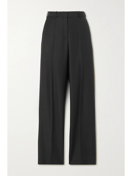  Loewe Loewe - Wool Straight-leg Pants - Black 