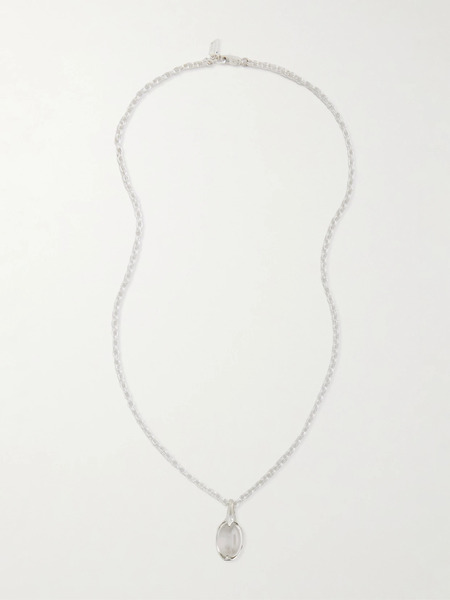  Loren Stewart Loren Stewart - Orb Sterling Silver Quartz Necklace - One Size 