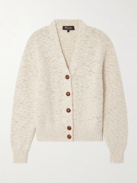  Loro Piana Loro Piana - Cashmere-bouclé Cardigan - Beige 