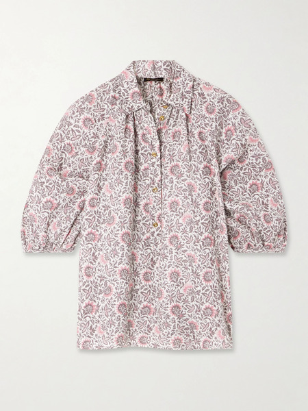  Loro Piana Loro Piana - Olivia Oversized Printed Linen Shirt - Multi 