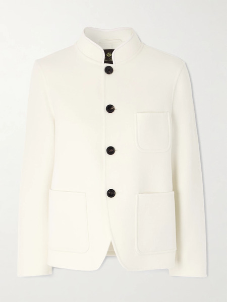  Loro Piana Loro Piana - Spagna Cashmere-twill Jacket - White 