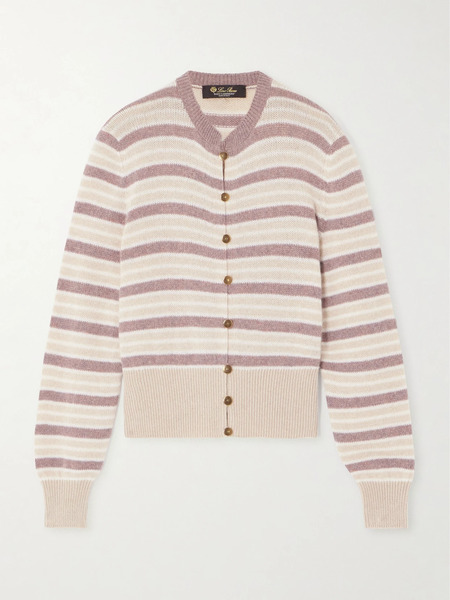  Loro Piana Loro Piana - Striped Cashmere Cardigan - Multi 